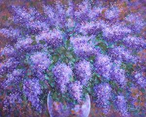 Scented Lilacs Bouquet By Natalie Holland